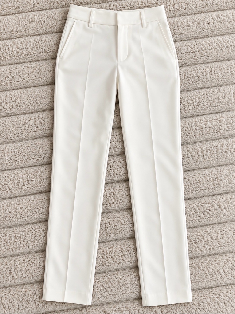 Rachel Zoe Cream Slim Dress Pants